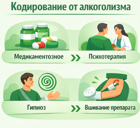 кодирование от алкоголизма в Поворино Санати